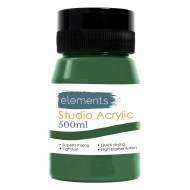Elements Acrylic 500ml Grass Green