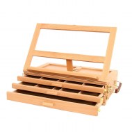 Easel Table Moy 3 Drawer
