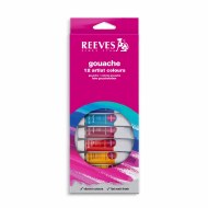 Reeves 10ml Asst Gouache 12pk