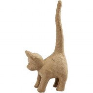 Papier Mache Cat Stretch