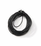 Faux Leather Cord 1mm Blk x 5m
