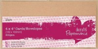 Papermania Card & Envelope Kraft 4x4" 300gsm 25 pack