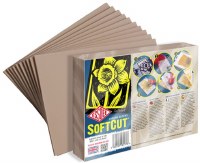 Lino Block 10 Pack 06x08" Cream Soft Cut