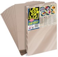 Lino Block 10 Pack 12x08" Cream Soft Cut
