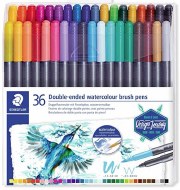 Staedtler Brush Marker Double - ended 36pk^