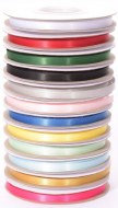 Ribbon Satin 6mmx20m Asst 12pk