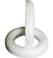 Polystyrene Ring 12" Flat Backed