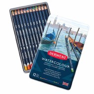 Derwent W/Colour Pencils 12pk^