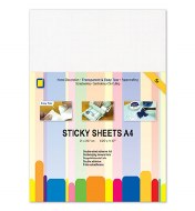 A4 Sticky Double Sided Film EASY TEAR Clear 5pk