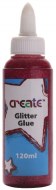 Glitter Glue 120ml Cerise