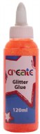 Glitter Glue 120ml Orange