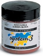 Daler Rowney 250ml System 3 Removable Screen Block