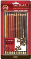 Polycolor Koh-I-Noor Pencil Brns 12pk