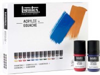 Liquitex Professional Acrylic Gouache Essentials 22ml 12pk
