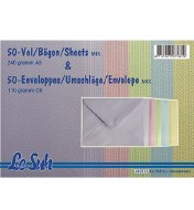 Card/Env 50pk A6 Asst Pastel