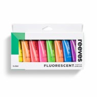 Reeves Acrylic 22ml Fluoro 8pk