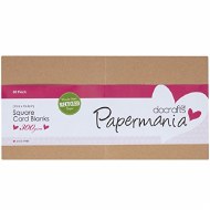 Card/Envelope 50pk Squ 135mm Kraft