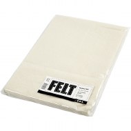 Felt A4 1.5mm White Single