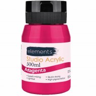 Elements Acrylic 500ml Magenta