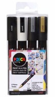 Posca PC-5M 2.5mm Mono 4pk