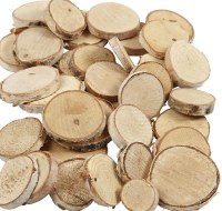 Wood Slices Asst 25-45mm 600g