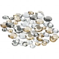 Rhinestone Round Asst 360pk