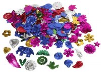 Sequins 30g Asst Mix Shapes