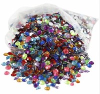 Rhinestone 5mm Ast Bulk 3000pk