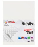 A4 Card 220gm 50pk White