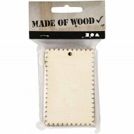 Wood Sign Size 8x5cm 8pk