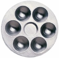 Aluminium Round 7 Well Palette Ø11cm