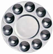 Aluminium 11 Well Round Palette Ø17cm