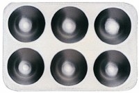 Aluminium 6 Well Mini Palette 8x13cm