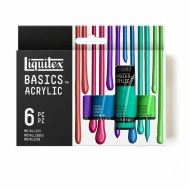 Liquitex Basics Acrylic Metallic 6x22ml