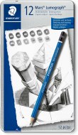 Lumograph Tin Assorted Grades 12 Pack