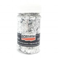 Metal Flakes 1g M8 Silver