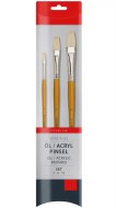 Brush Mal Hog Hair 3pk