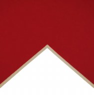 Mountboard A1 Pillar Box Red