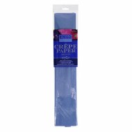 Crepe 2.5mx50cm Mid Blue