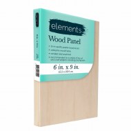 Wood Panel Elements 6x9"