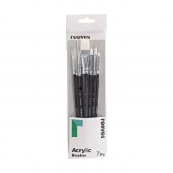 Brush Set Reeves SH Acrylic 7p