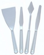 Palette Knife Plastic Asst 4pk