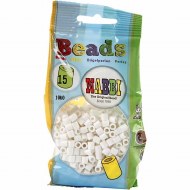 Fuse Beads 5mm 1100pk White