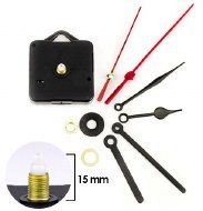 Clock Movement Quartz 15mm With 6 Hands