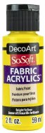DecoArt SoSoft 59ml Yellow Bright