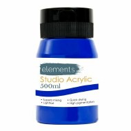 Elements Acrylic 500ml Ultramarine