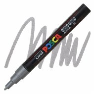 Posca PC-3M Fine Bullet Tip .9-1.3mm Silver