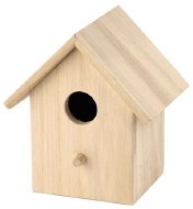 Bird House Wood Rect 8519
