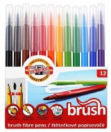 Markers Brush Asst KN 12pk