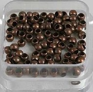 Crimp Beads Round Antique Copper 100pk